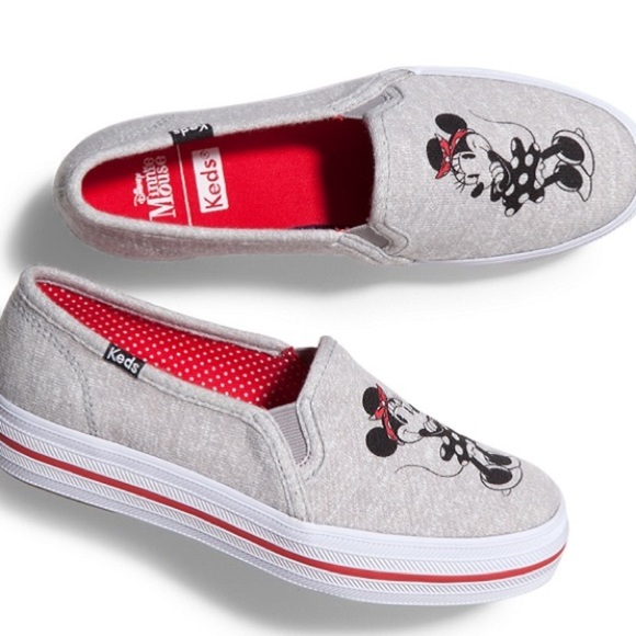 KEDS X MINNIE MOUSE TRIPLE DECKER SLIDE ON TENNIS SHOE Size 8.5 DISNEY World - Picture 1 of 7